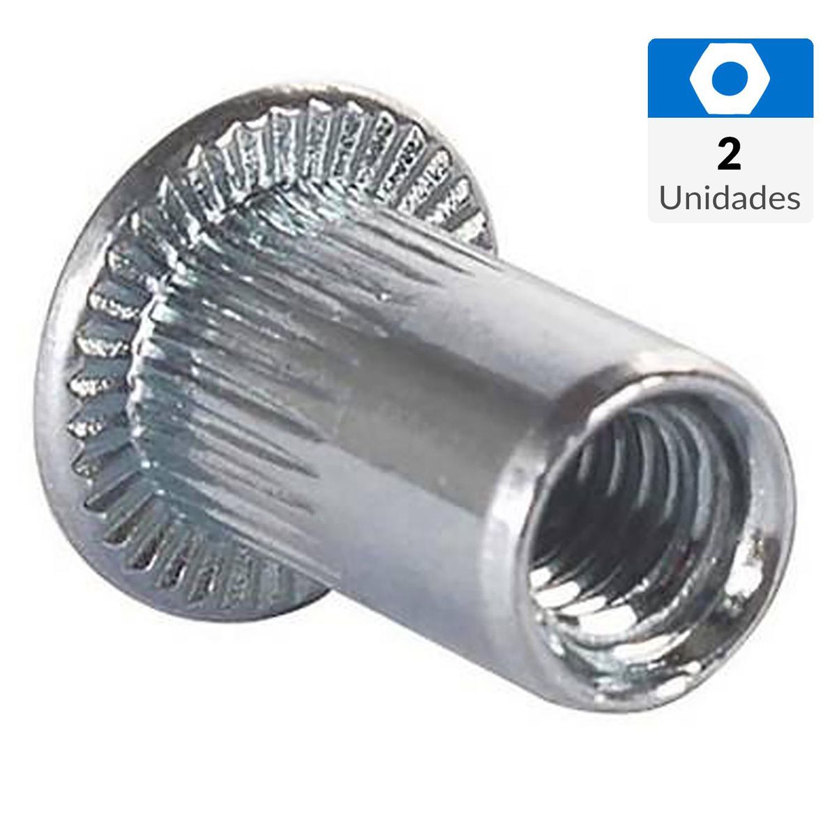 MAMUT - Tuerca remachable unc 3/8 x 18.50 zincado 2 unid