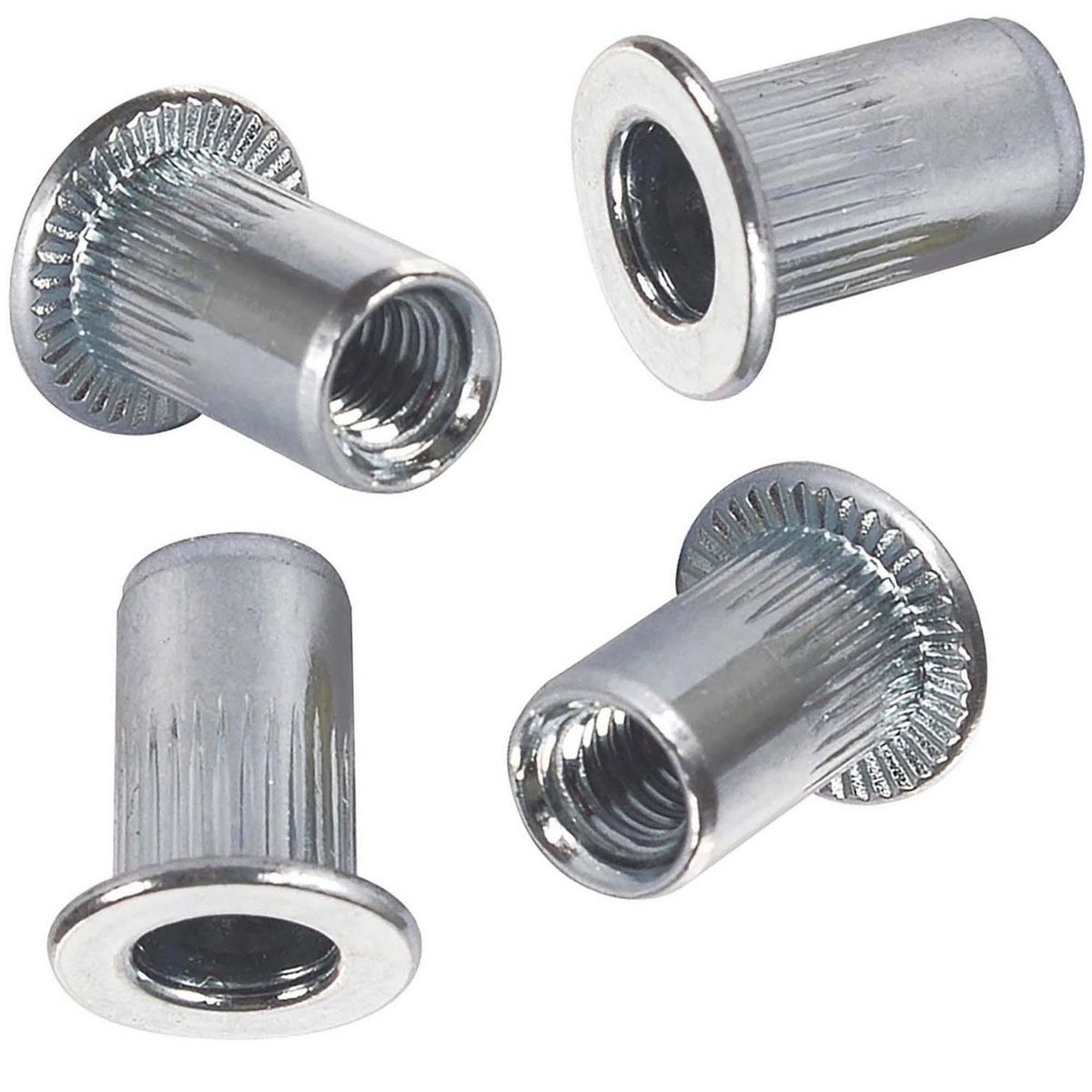 MAMUT - Tuerca remachable unc 1/4 x 15.0 zincado 4 unid