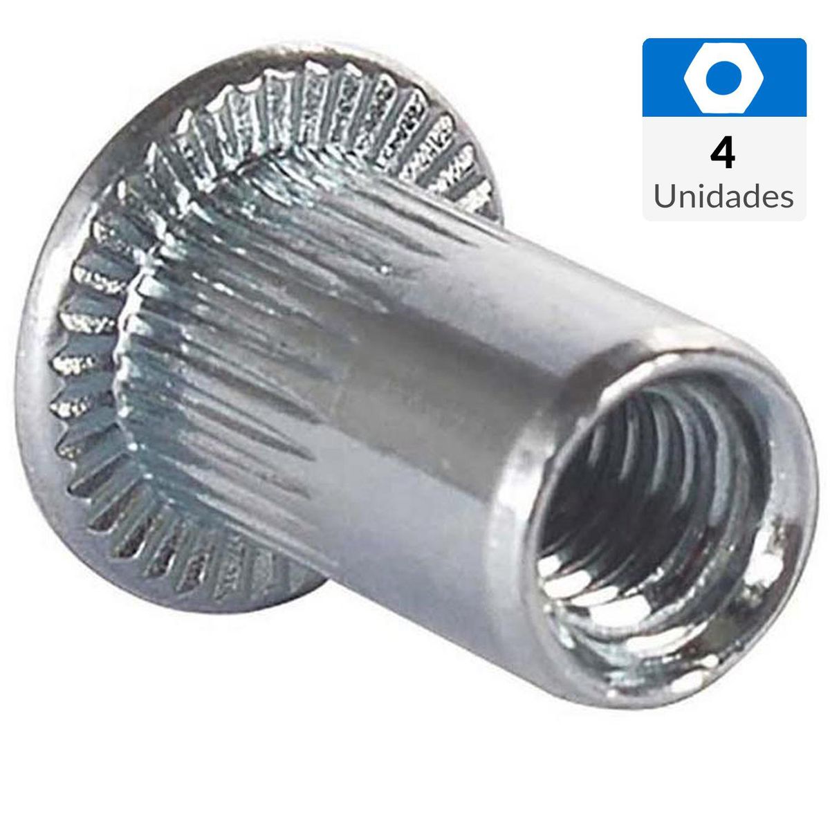 MAMUT - Tuerca remachable unc 3/16 x 13.0 zincado 4 unid