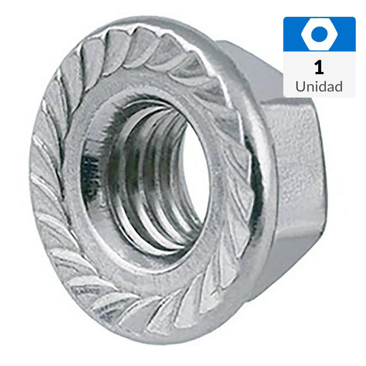 MAMUT - Tuerca hexagonal flange unc 5/8-11 zincado 1 unid