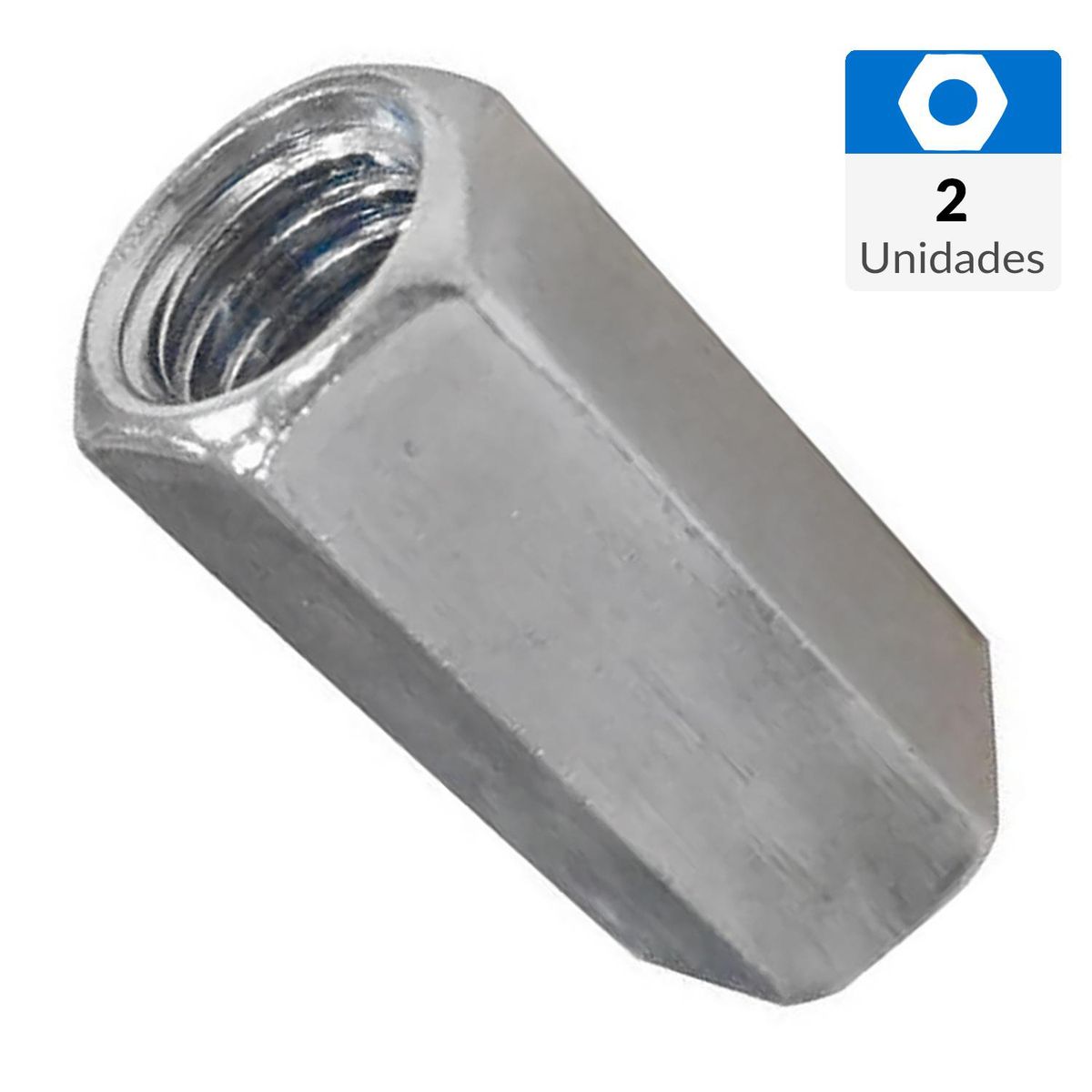 MAMUT - Tuerca acople unc 3/8 x 1 3/4 zincado 2 unid