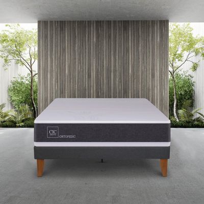 Imagen 2 del producto Cama 1.5 plazas Europea Curve New Ortopedic Gris