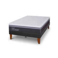 Cama 1.5 plazas Europea Curve Ortopedic Gris