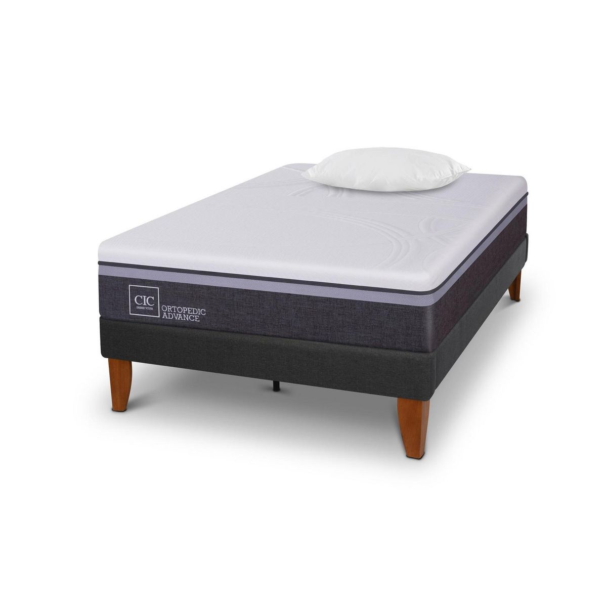 CIC -  1.5 plazas Europea Ortopedic Blanco/Gris