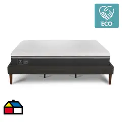 CIC - Cama King Europea Curve Ortopedic Gris