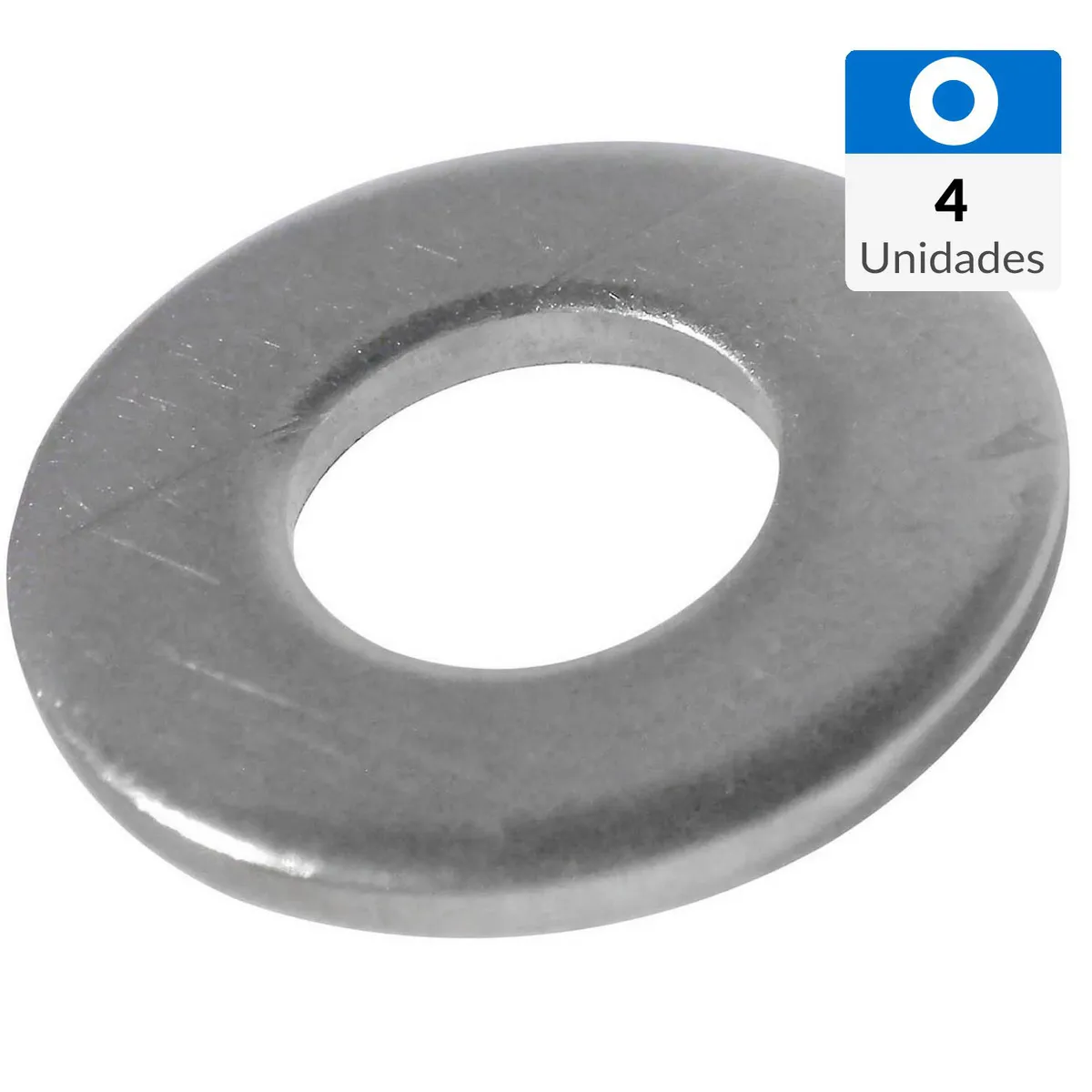 MAMUT - Golilla plana métrica M3 zincada 4 unid