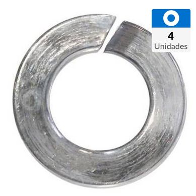Golilla presin mtrica M4  zincada 4 unid