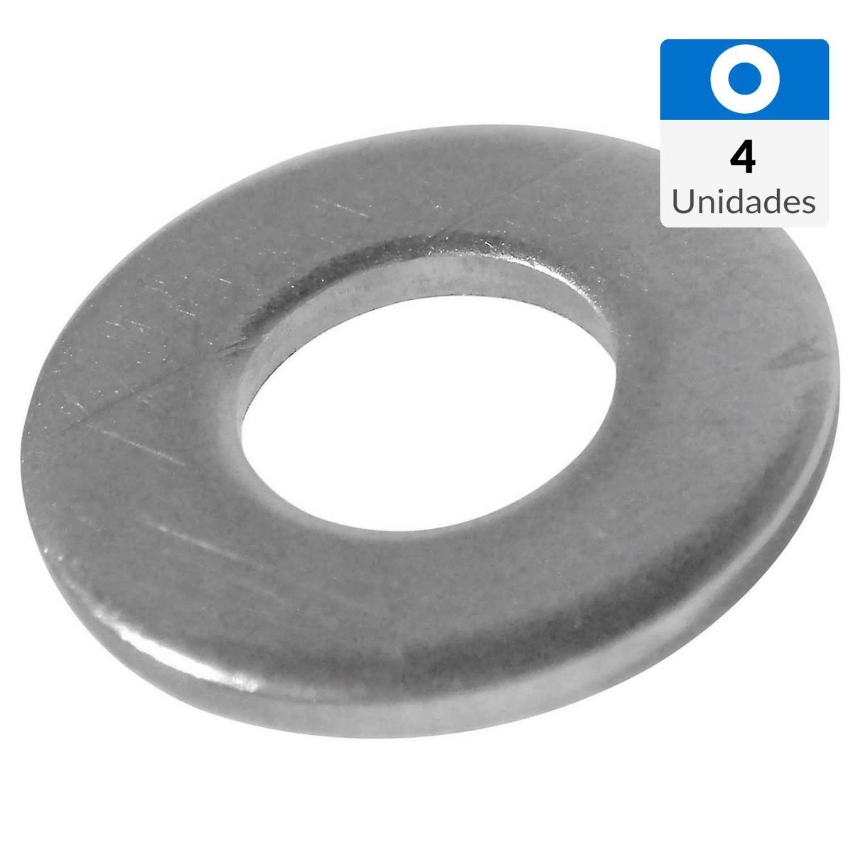 MAMUT - Golilla plana métrica M6 zincada 4 unid