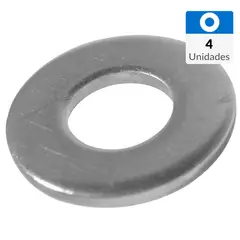 MAMUT - Golilla Plana Acero 6 cm 4 unidades