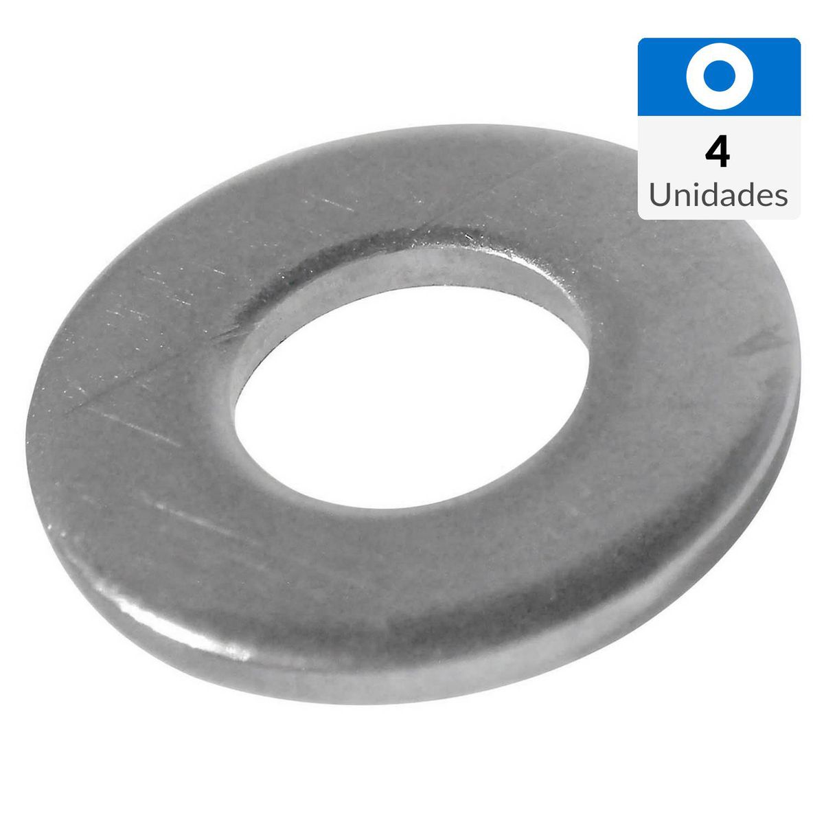 MAMUT - Golilla plana métrica M5 zincada 4 unid