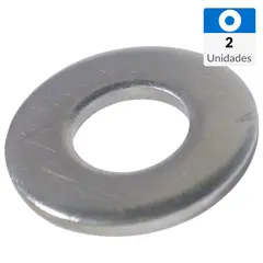 MAMUT - Golilla Plana Acero 10 cm 2 unidades