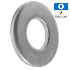 MAMUT - Golilla Plana Acero 8 cm 2 unidades