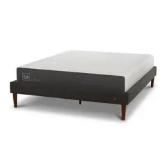 CIC - Cama 2 Plazas Europea Curve Smart Blanco/Gris