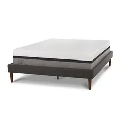 CIC - Cama 2 Plazas Europea Curve Balance Blanco/Gris
