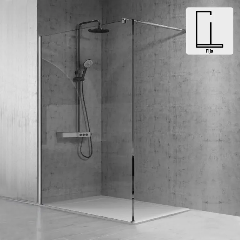 Mampara de ducha fija 400x1900 mm EASY CLEAN
