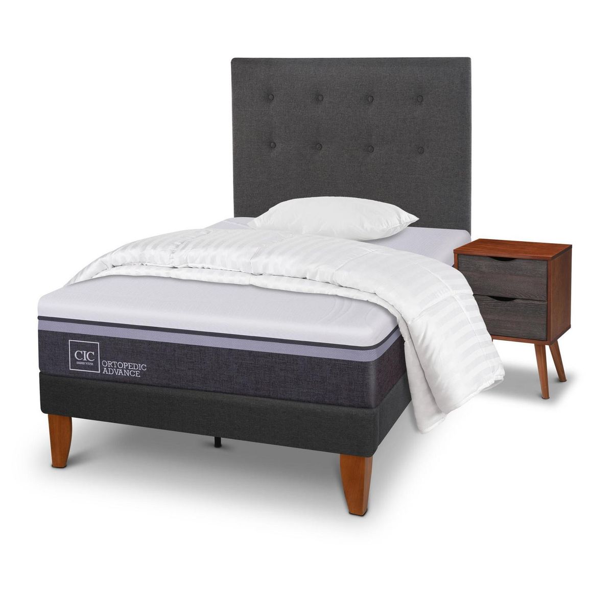 CIC -  1.5 plazas Europea Ortopedic Advance Blanco/ gris