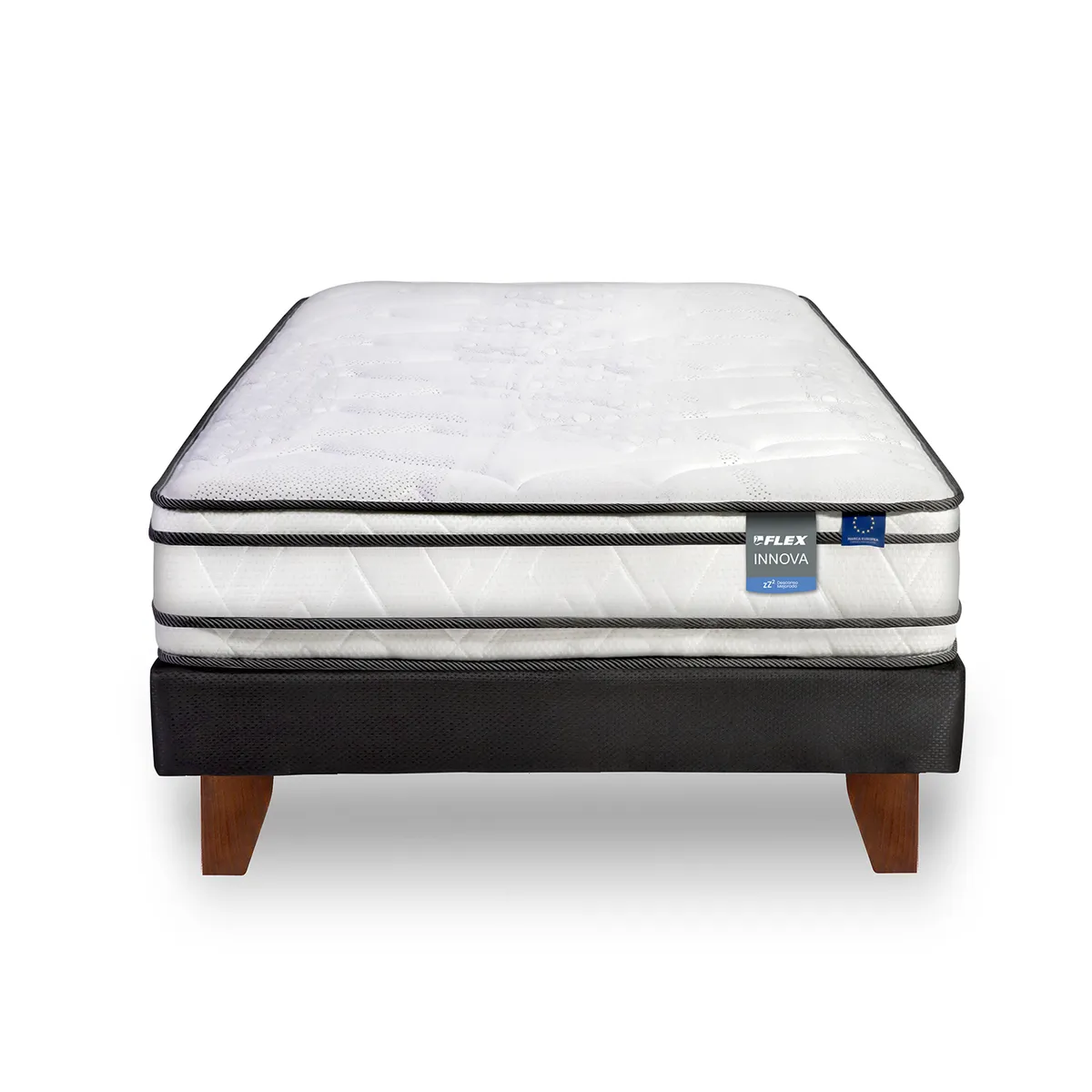 FLEX - Cama 1.5 plazas Europea Innova Blanco