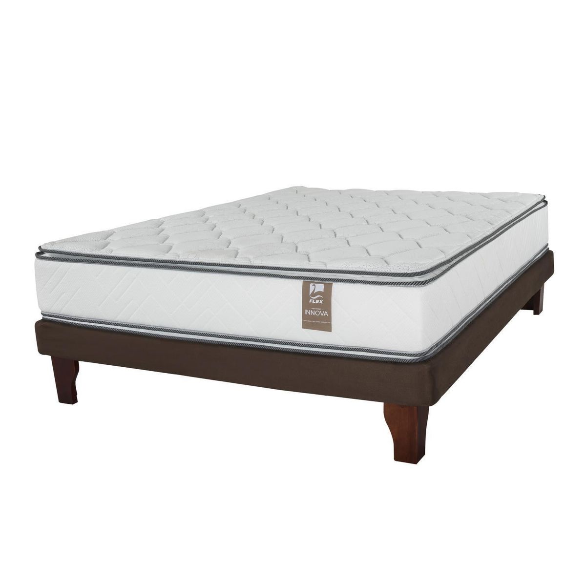 FLEX - Cama 2 plazas Europea Innova Blanco