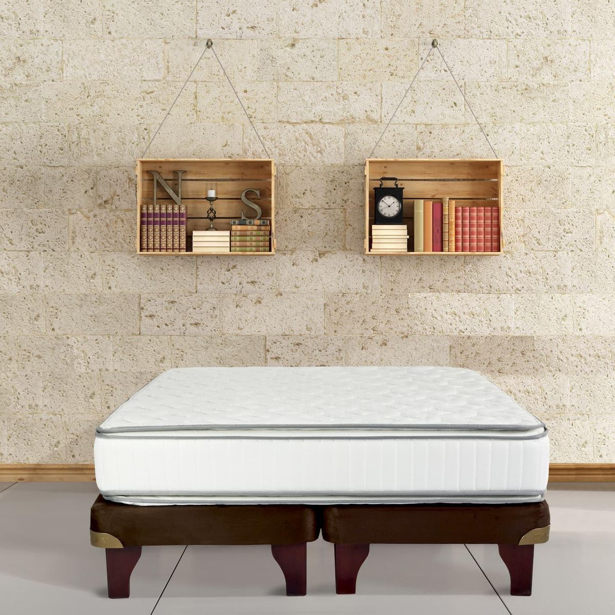 FLEX - Cama 2 plazas Europea Innova Blanco