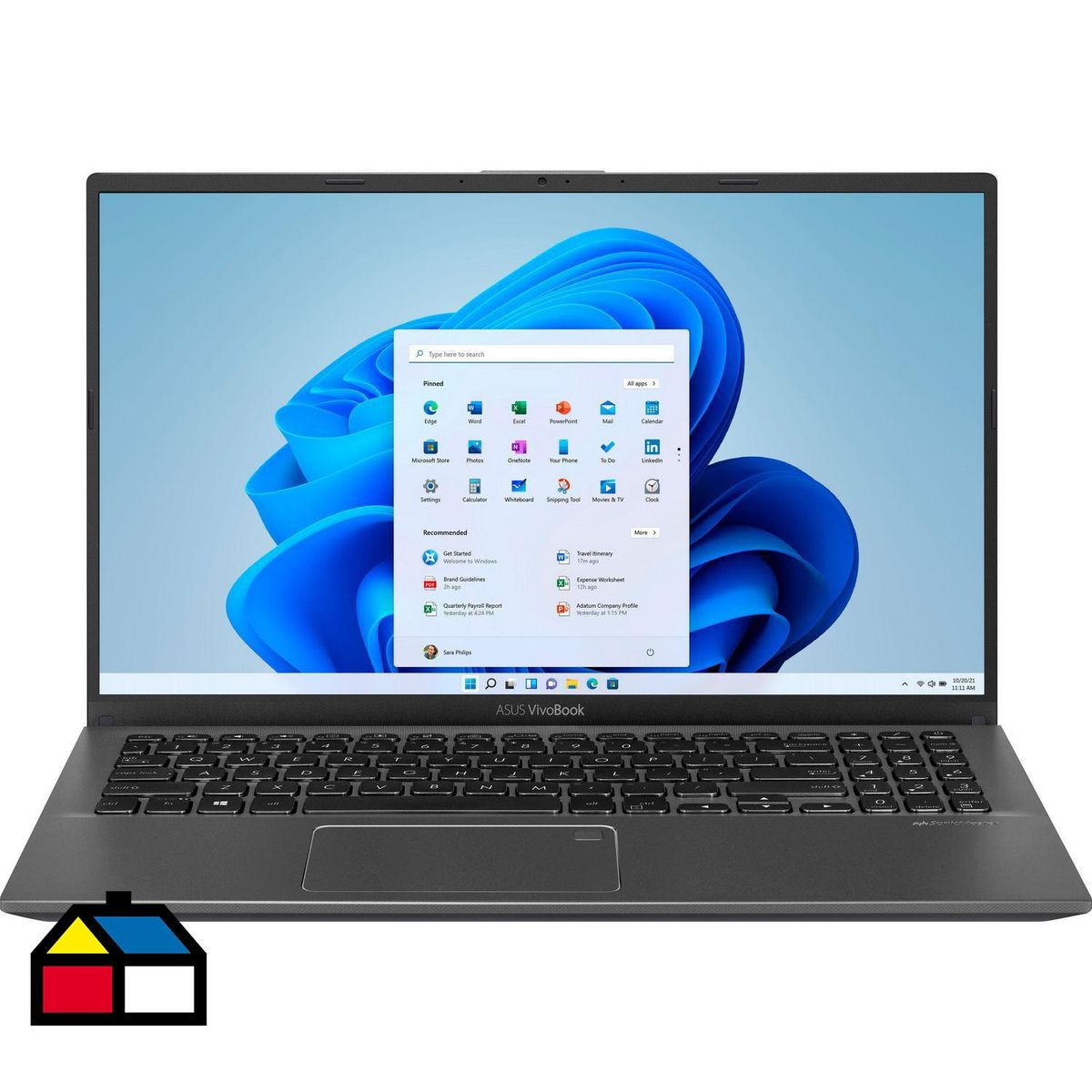 ASUS - Asus Vivobook X512JA-211.VGGB, 15,6" FHD touch, I7 -1065G7, 8GB RAM, 1TB HDD, 256GB SSD, W10 Home