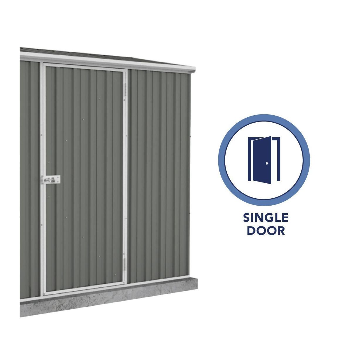 ABSCO - Bodega Jardín 225x78x193 Space Saver SGL Grafito Woodland.