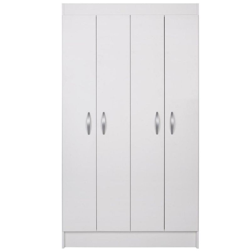 CIC - Clóset Bagua 4 Puerta(s) 3 Repisa(s) 95xx38 cm Blanco