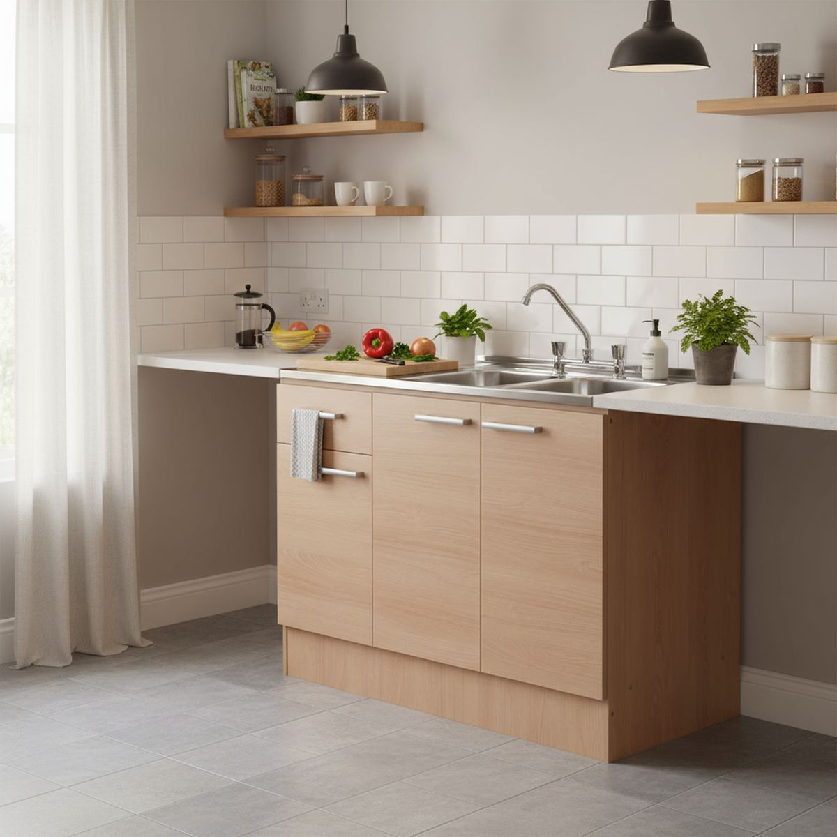 MOBIKIT - Kit 120 Izquierdo Beige 117,5X47X83