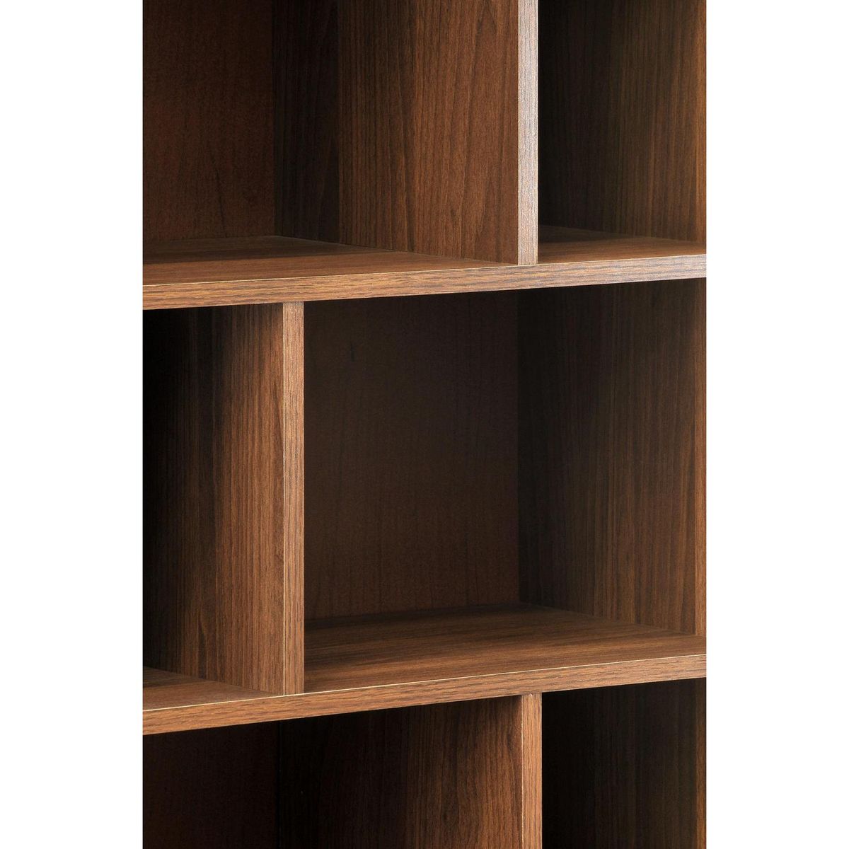 MOBIKIT - Librero Domino Maxi Melamina 3 Nivel(es) 29.5x135.5x30 cm Nogal