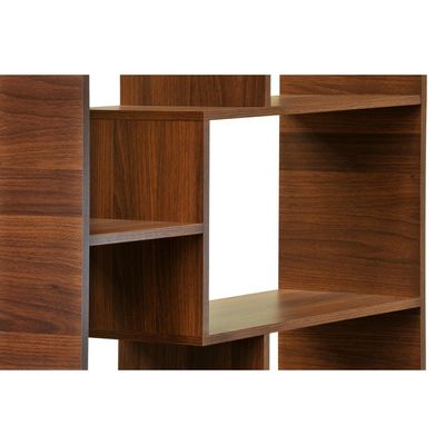 Imagen 2 del producto Librero Puzzle Melamina 8 Nivel(es) 29.5x180x29.5 cm Nogal