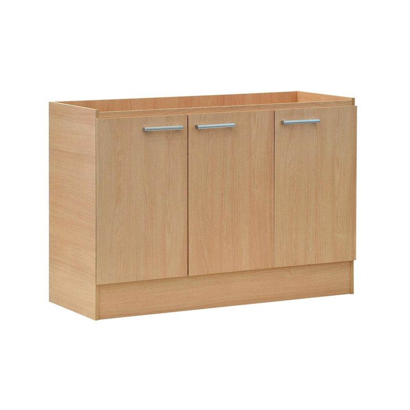 MOBIKIT - Mueble Lavaplatos Basico 120 Beige 117,5X48,5X83