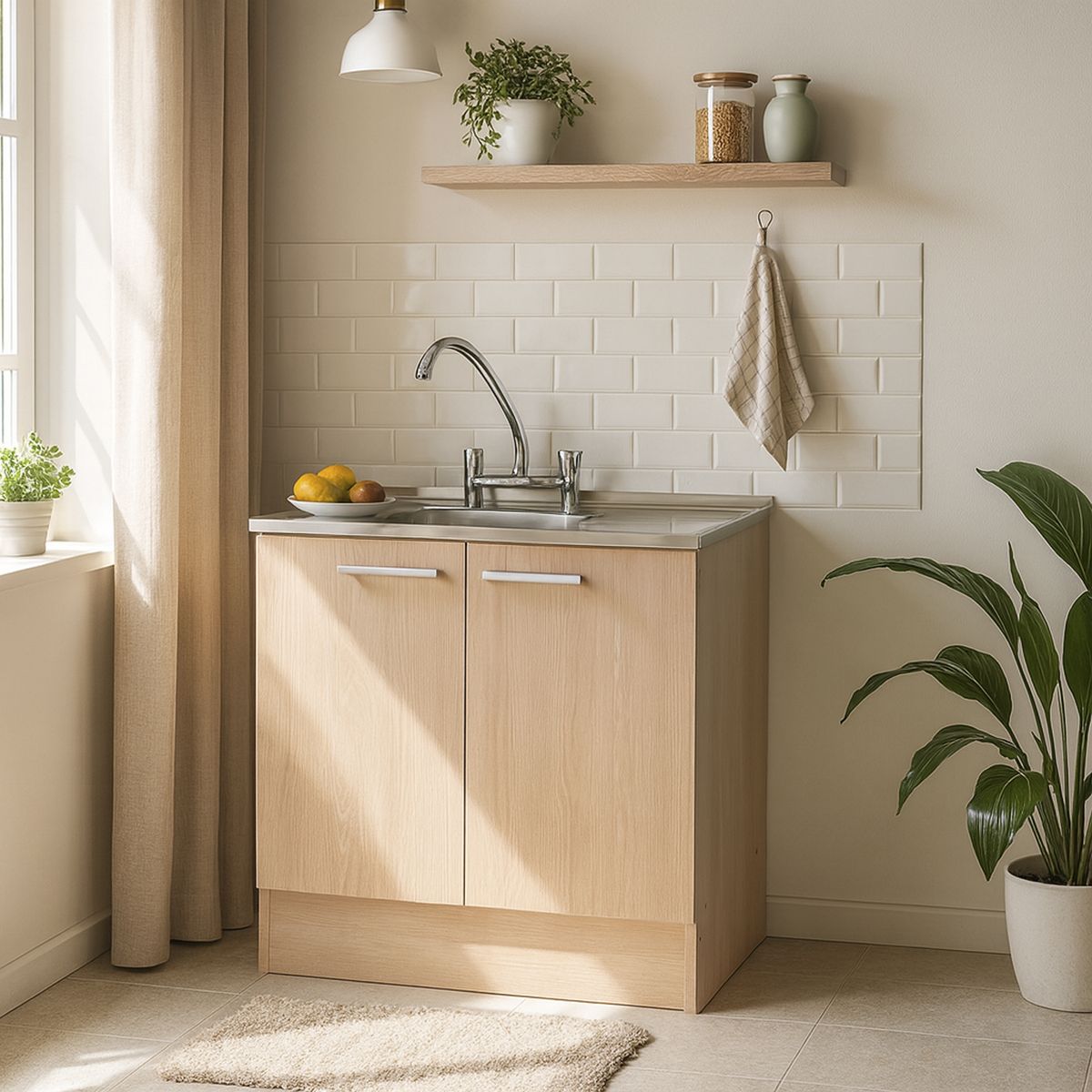 MOBIKIT - Kit 80 Derecho Beige 79,6X47X83