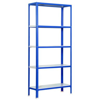 Estante Homeclick 5 Nivel(es) 80x180x40 cm Azul/Blanco