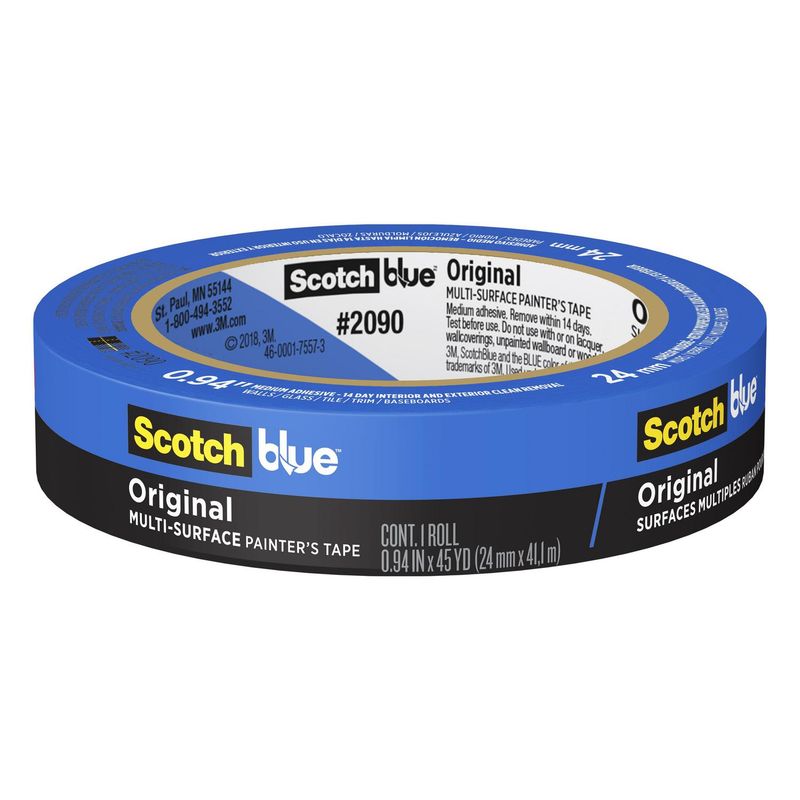 SCOTCH - Cinta de Enmascarar Azul 24 mm x 41 mts ScotchBlue