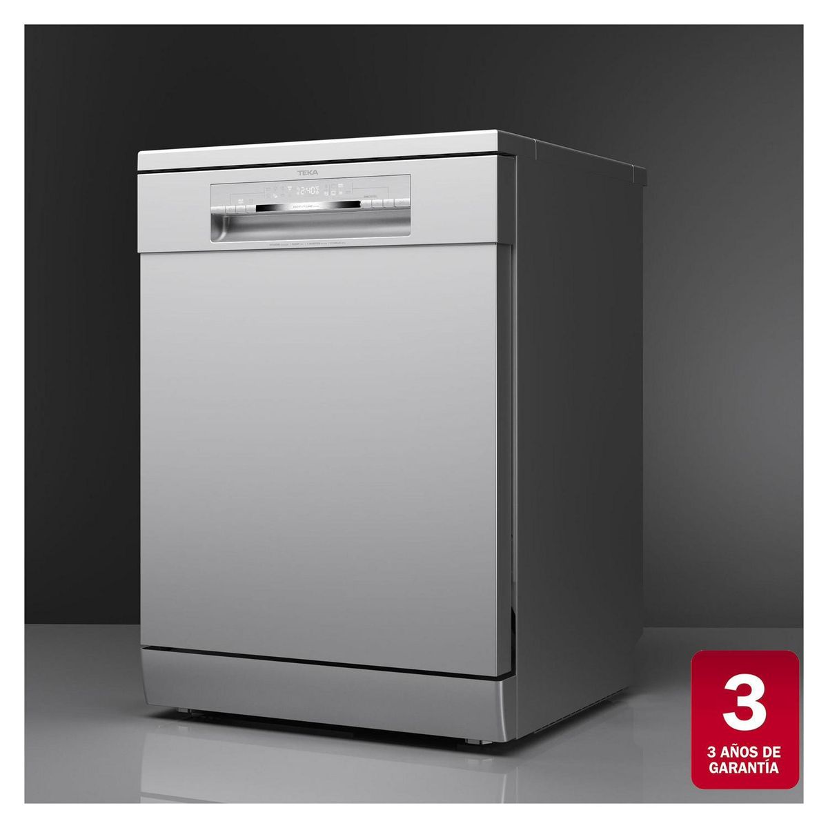 TEKA - Lavavajillas 14 Cubiertos Plateado DFS 76850 SS