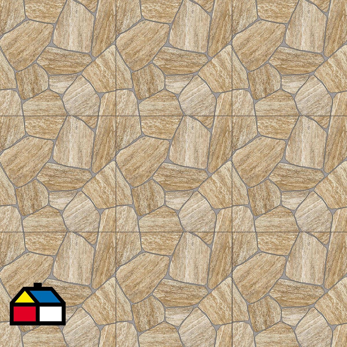 CORDILLERA - Cerámica 44x44 cm Terraza maipo Café 2.5 m2