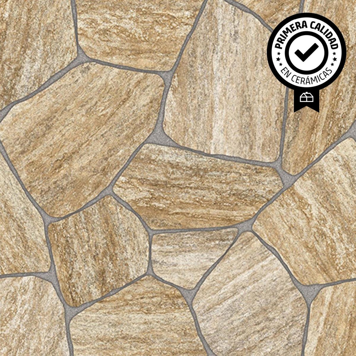 CORDILLERA - Cerámica 44x44 cm Terraza maipo Café 2.5 m2