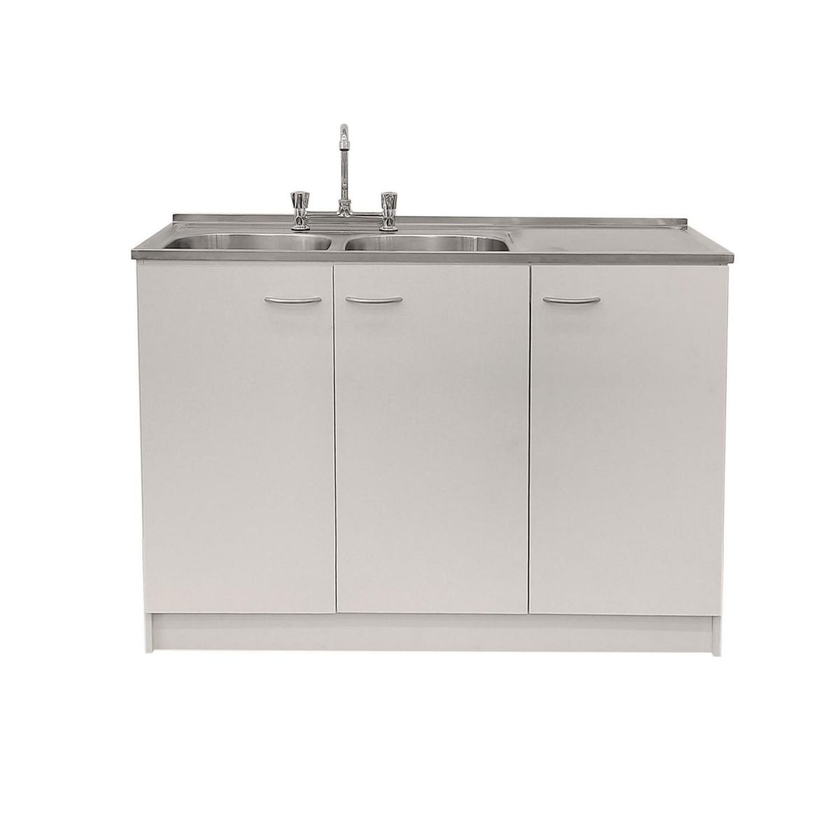 BELLA CUCINA - Kit Lavaplatos 120cm blanco derecho