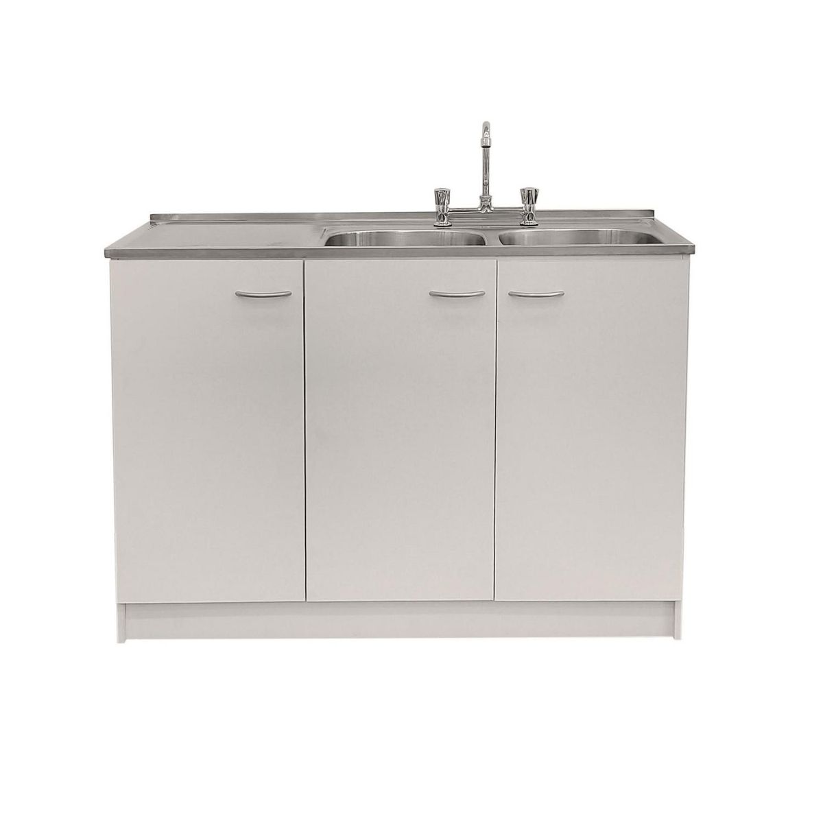 BELLA CUCINA - Kit Lavaplatos 120cm blanco izquierdo