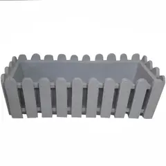 undefined - Jardinera reja 47x19x14 cm gris