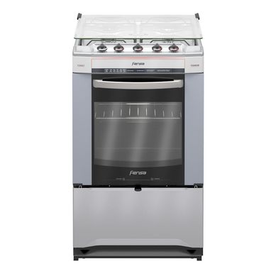 Cocina a Gas 4 Platos Silver F 2525 T