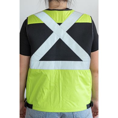 Chaleco geologo reflectante amarilla talla xxl