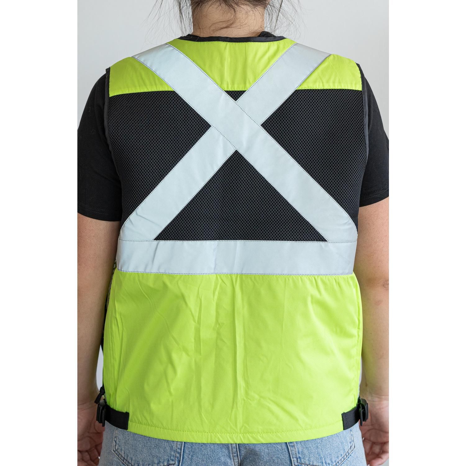TOPSAFE - Chaleco geologo reflectante amarilla talla xxl