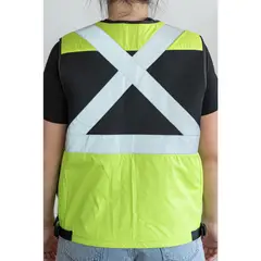TOPSAFE - Chaleco geologo reflectante amarilla talla xxl