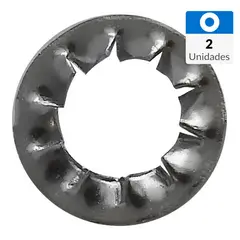 MAMUT - Golilla Estrella Acero Inoxidable 3 mm 2 unidades