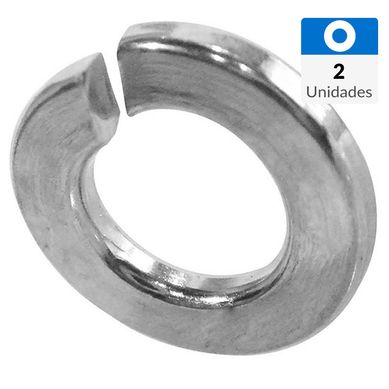 Golilla presion acero inoxidable 3/8  2 unid