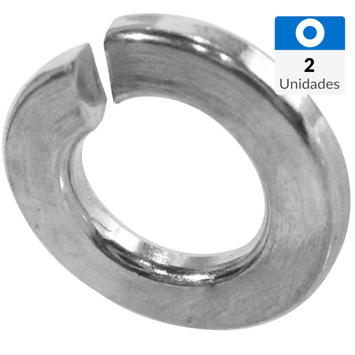 MAMUT - Golilla presion acero inoxidable 3/16 2 unid