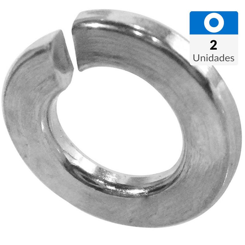 MAMUT - Golilla presion acero inoxidable 3/16  2 unid