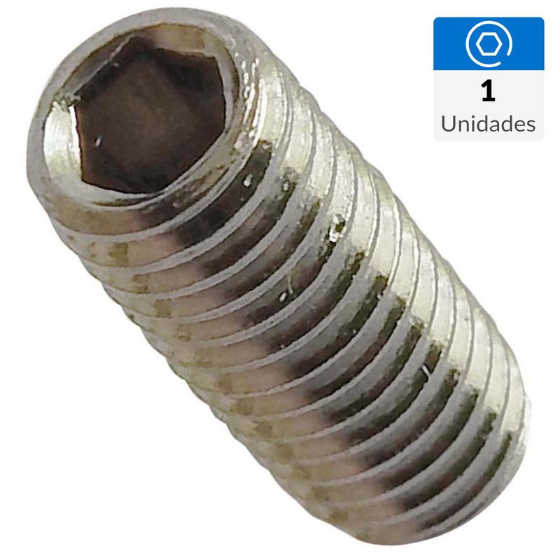 MAMUT - Prisionero allen acero inoxidable M6 x 6 mm 1 unid