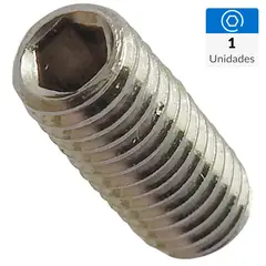 MAMUT - Prisionero allen acero inoxidable M6 x 6 mm 1 unid