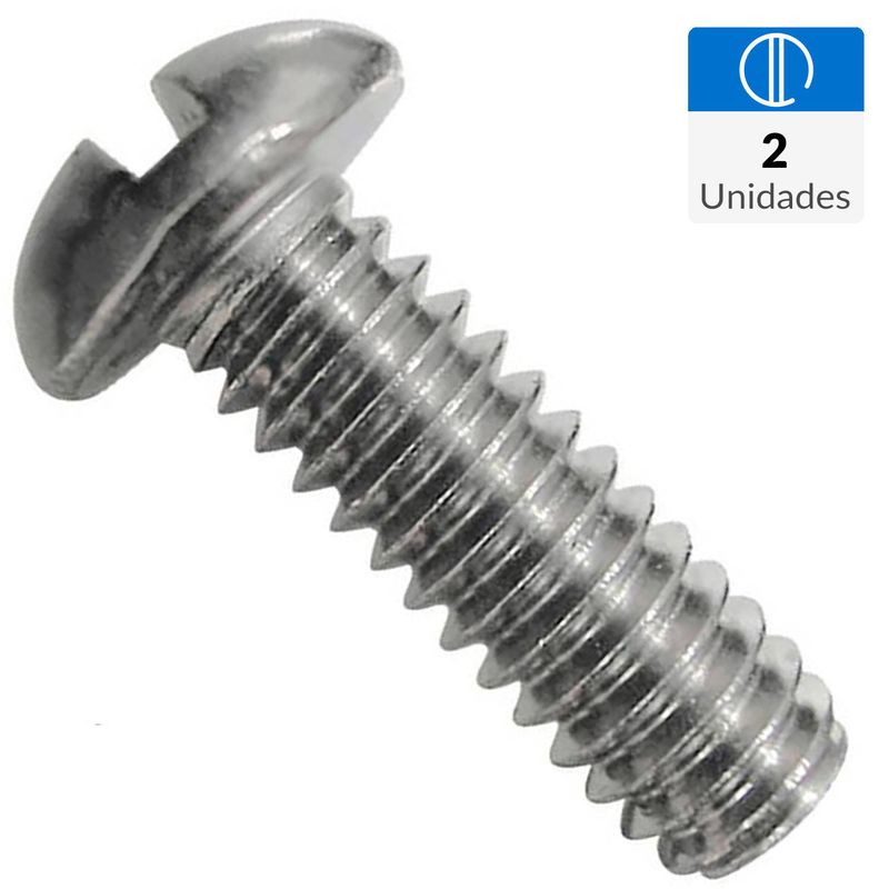 MAMUT - Perno cabeza redonda acero inoxidable unc 5/32 x 1"   2 unid